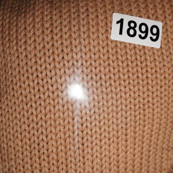 ZARA Boho Knit Sweater Womens Large Lace-Up Sleeve 100% Cotton Spain - Picture 11 of 11